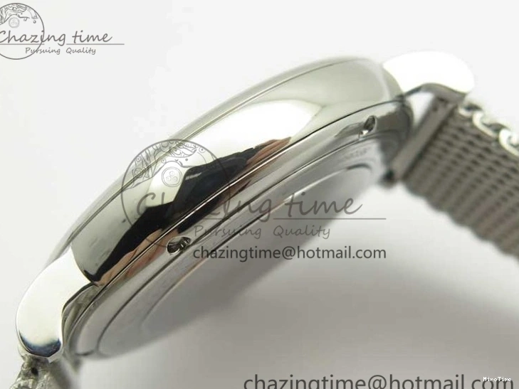 MIROTIME 0111 Breathable Portofino IW356501 SS V3 MK 1:1 Best Edition White Dial Gold Markers On SS Mesh Bracelet MIYOTA 7197